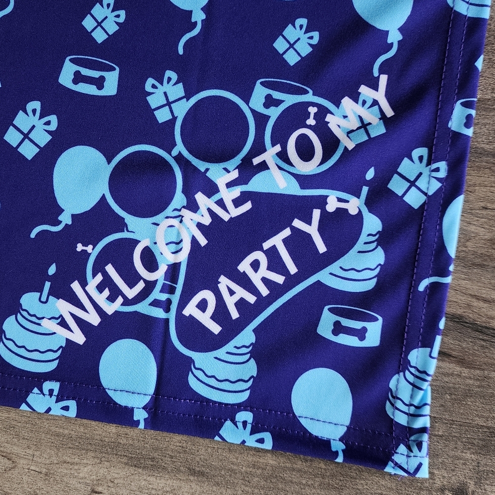 Dog Birthday Boy Welcome To My Party Bandana OSFM - Picture 6 of 13